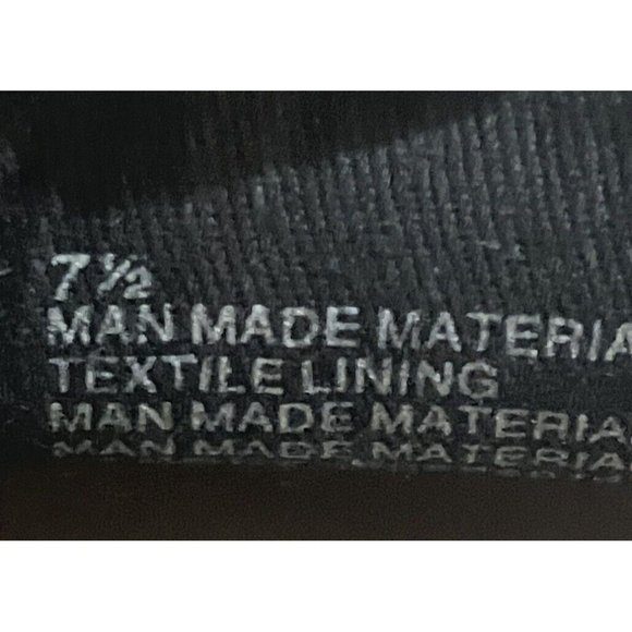 A New Day Women's Size 7.5 Black  Gold Chain chunky Platform Loafers shoes - Picture 8 of 8